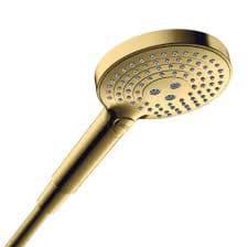 Obrázek HANSGROHE AXOR Showersolutions sprcha ruční 120 3jet 26050990 vzhled zlata
